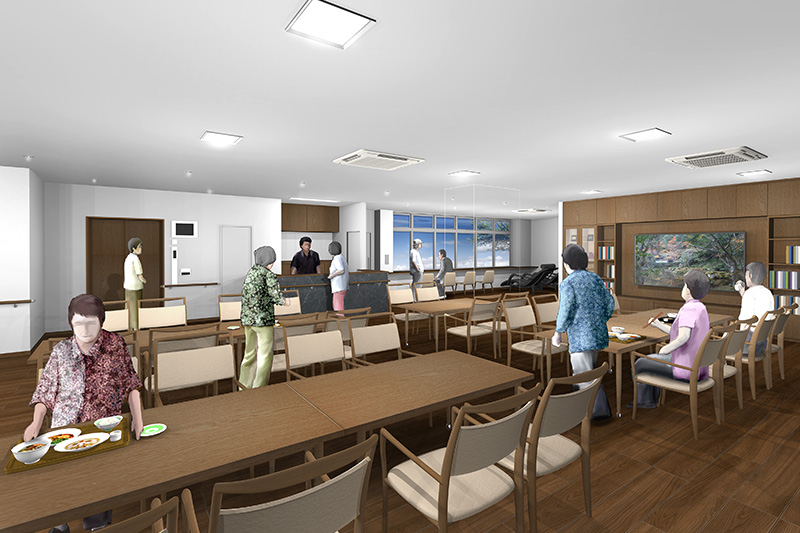 充実の共用スペース